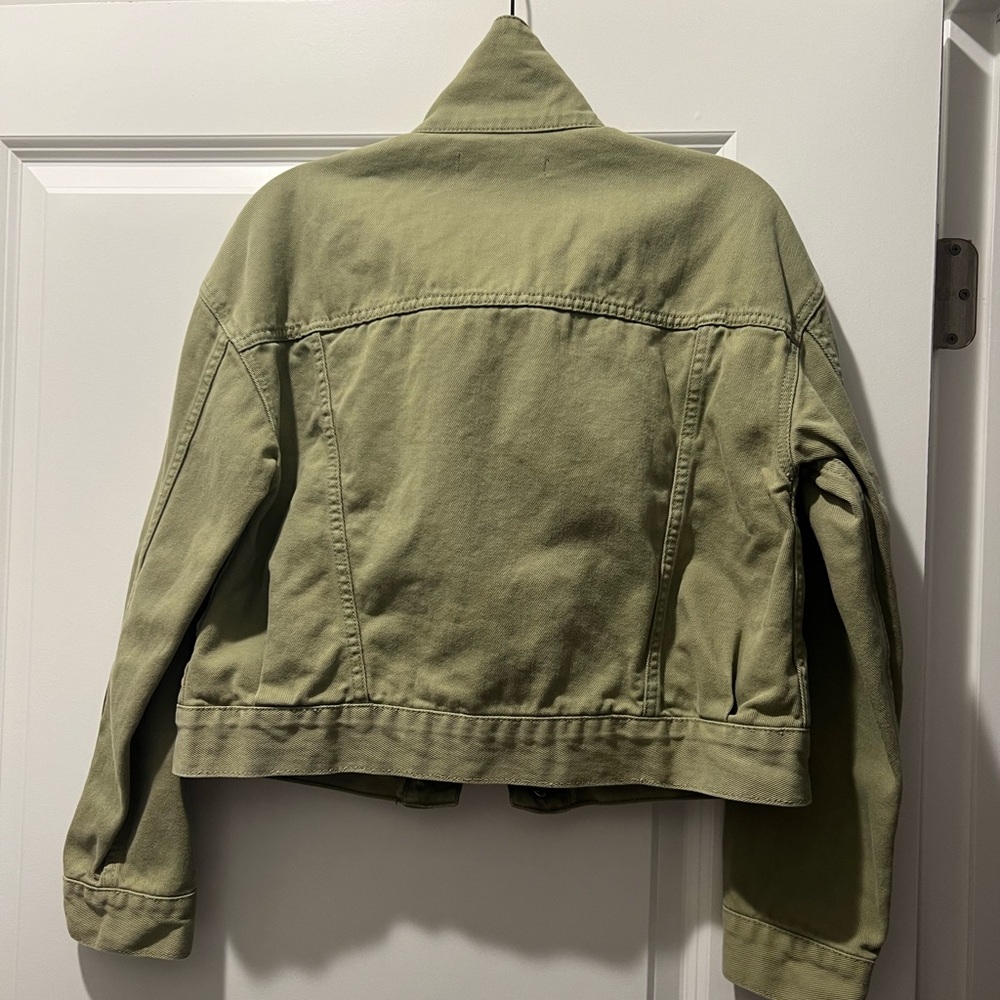 Cropped denim jacket - Picture 2 of 2